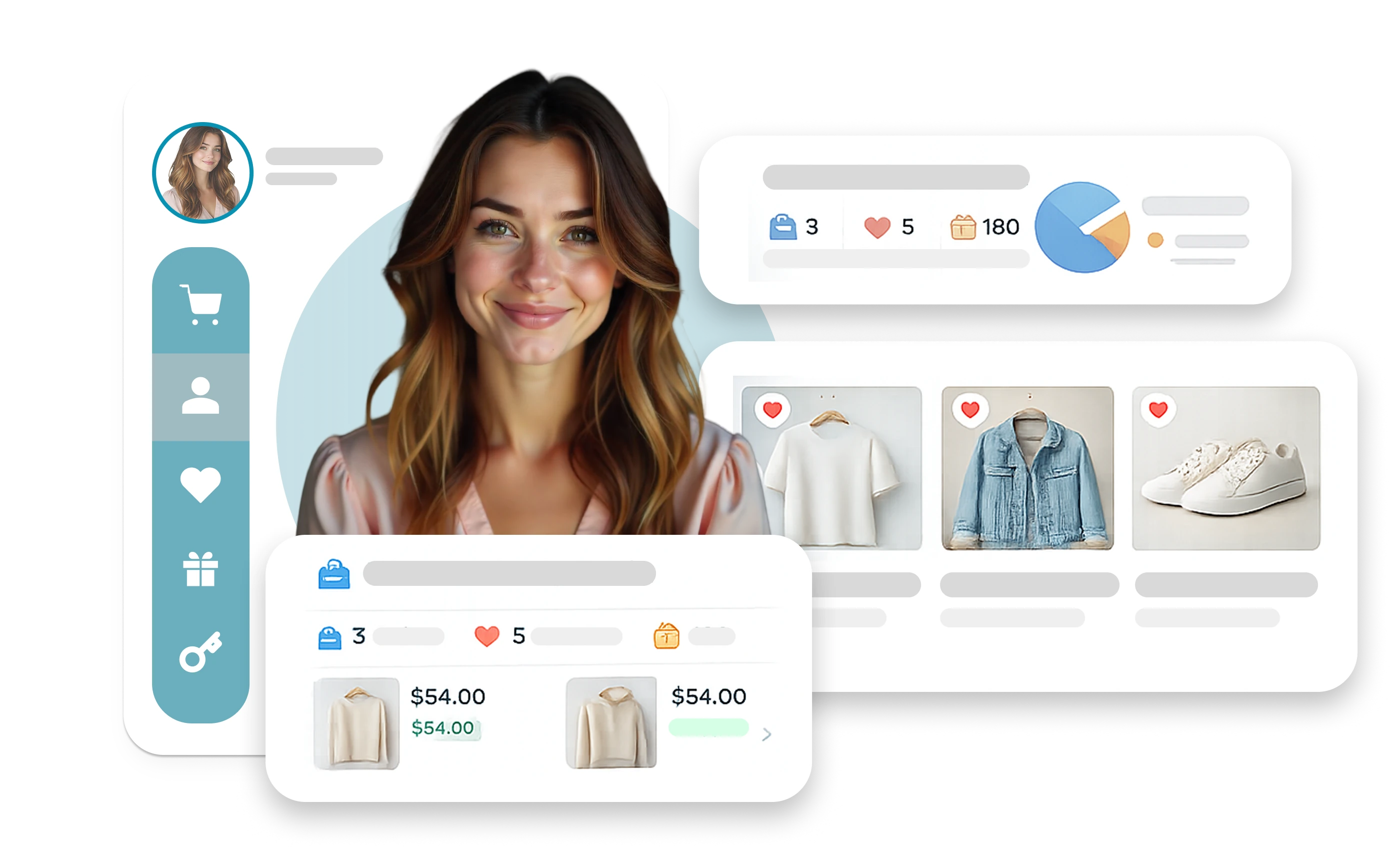 Deluxe Customer Accounts dashboard showing a unified customer portal